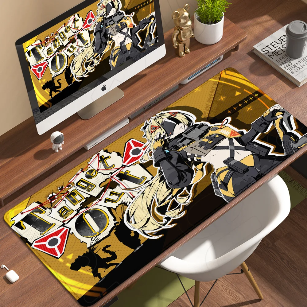 Anime HD print Hot Game Zenless Zone Zero New Mouse pad Rug Laptop Non-slip Keyboard Desk Mat XXL Girl Rubber Playmat carpet