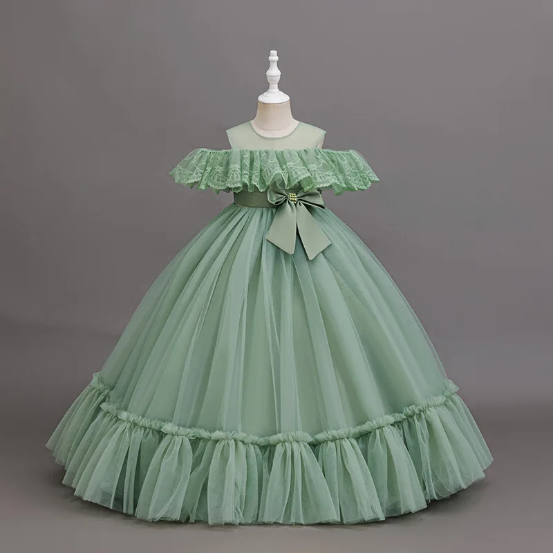 

Детские нарядные вечерние платья HETISO для дня рождения, элегантные пышные длинные роскошные бальные платья для девочек 12-14 лет