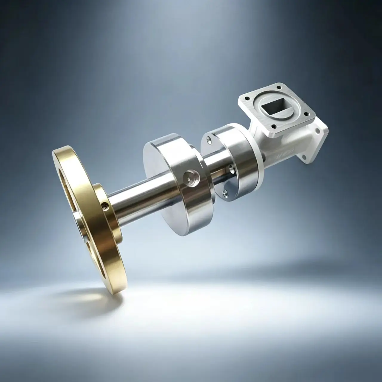 C-Band Antenna Ku Band Dual Polarization Dual Output Integrated Feed Horn, Engineering Special Satellite Antenna Feed Component