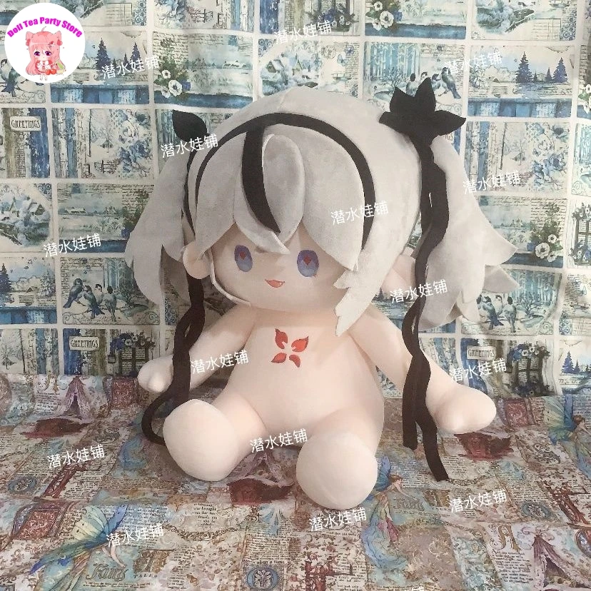 Anime Wuthering Waves Camellya Attributes 40cm Cute Plush Cotton Doll Toys Game Cosplay Figurine Plushie Pillow Gift