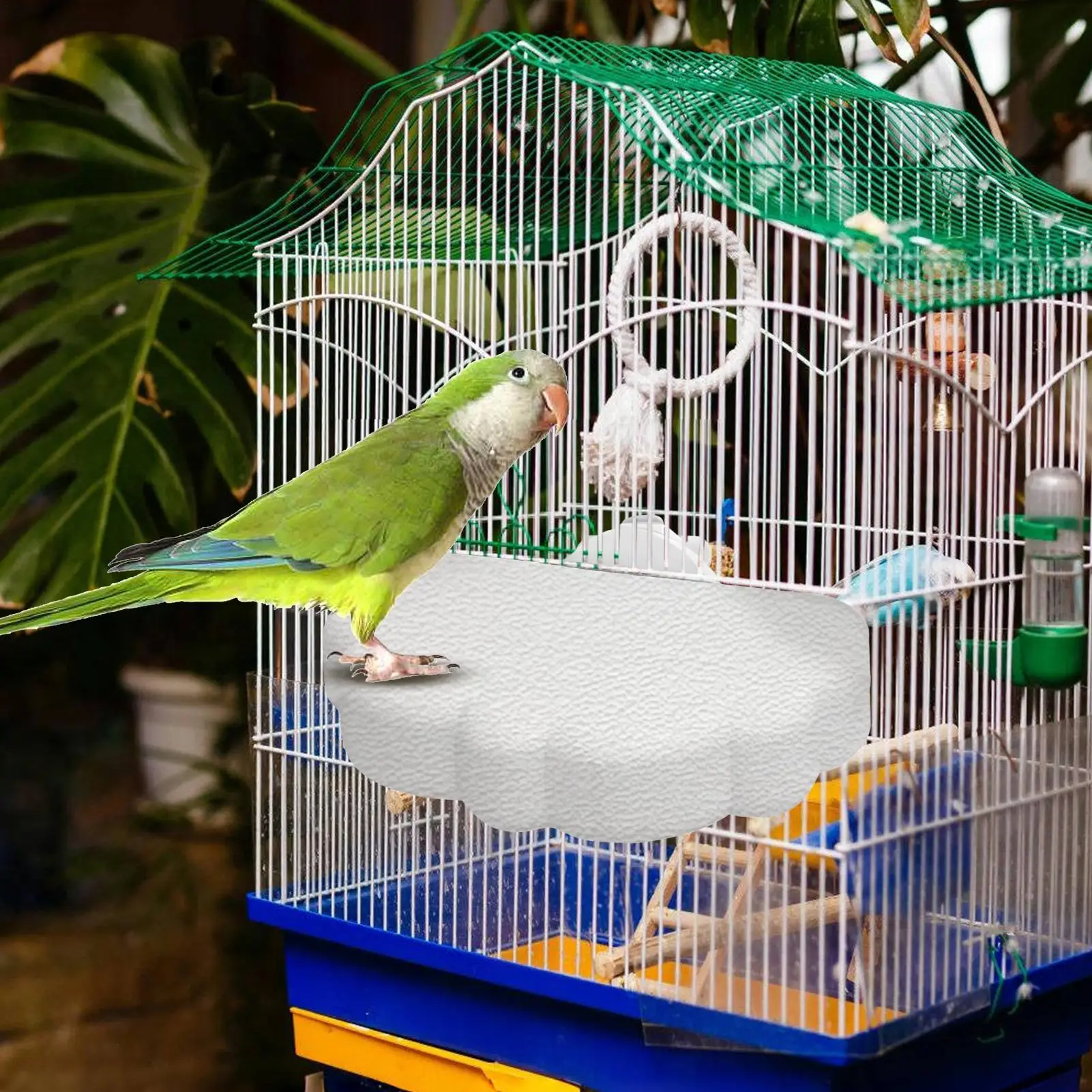 Parakeet Perches Cloud Shape Parrot Stand Bird Paw Grinding Stick Toy For Conure Cockatiel Pet Nest Lovebird Outdoor Training