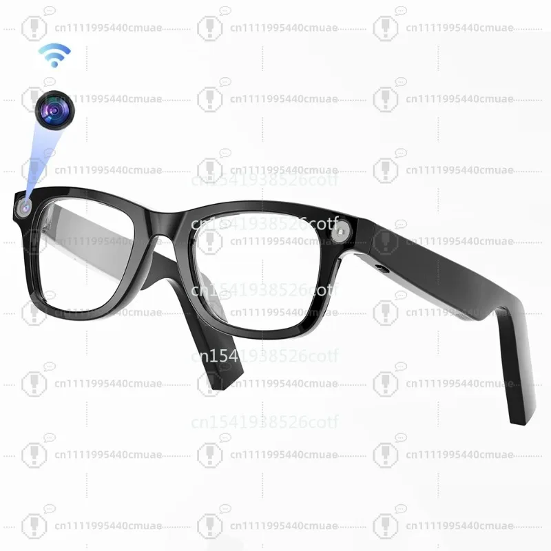 E02 smart video, with 5MP high definition WIFI transmission gesture control voice assistant smart wearable headset