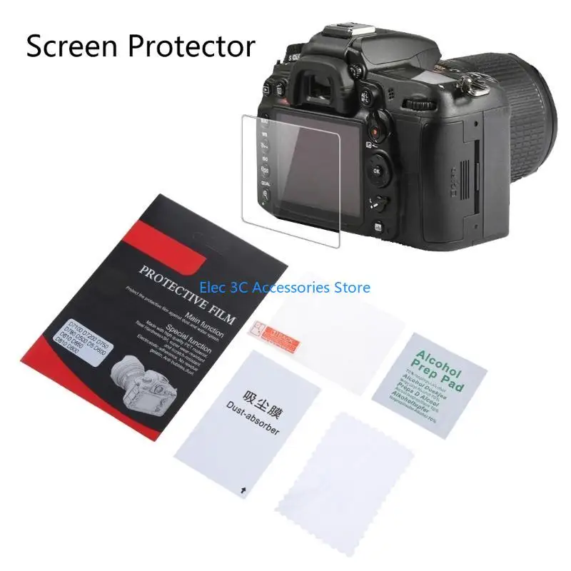 Y51A Screen Protector Tempered Glass Camera LCD Guard Cover Film For D7100 D750