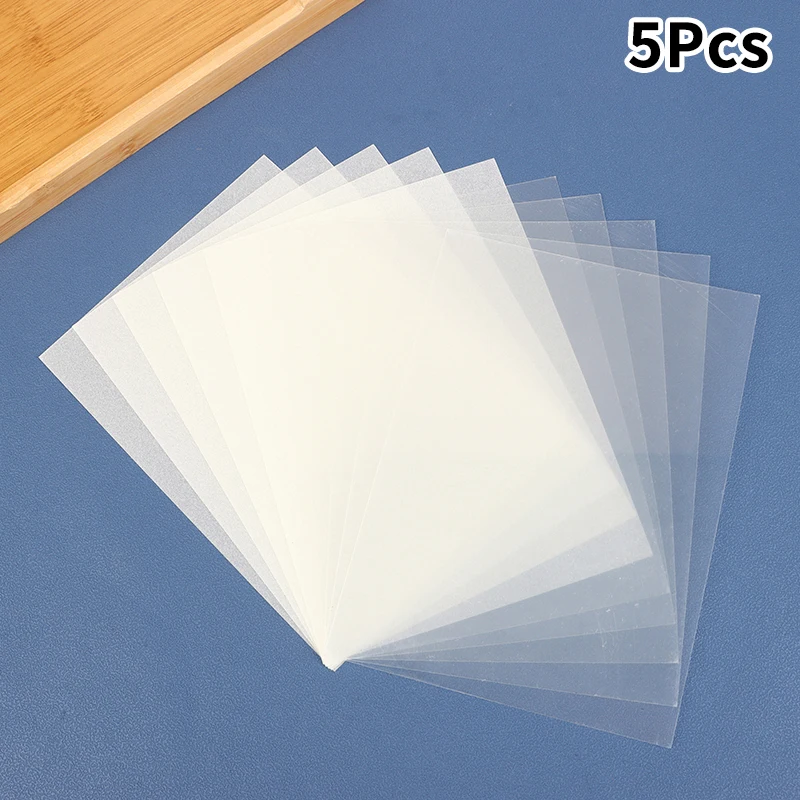 5Pcs Shrink Art Film Paper For DIY 14.5x20cm Shrink Plastic Sheets Fun Thermal Heat Shrink Film Translucent Sheets Blank