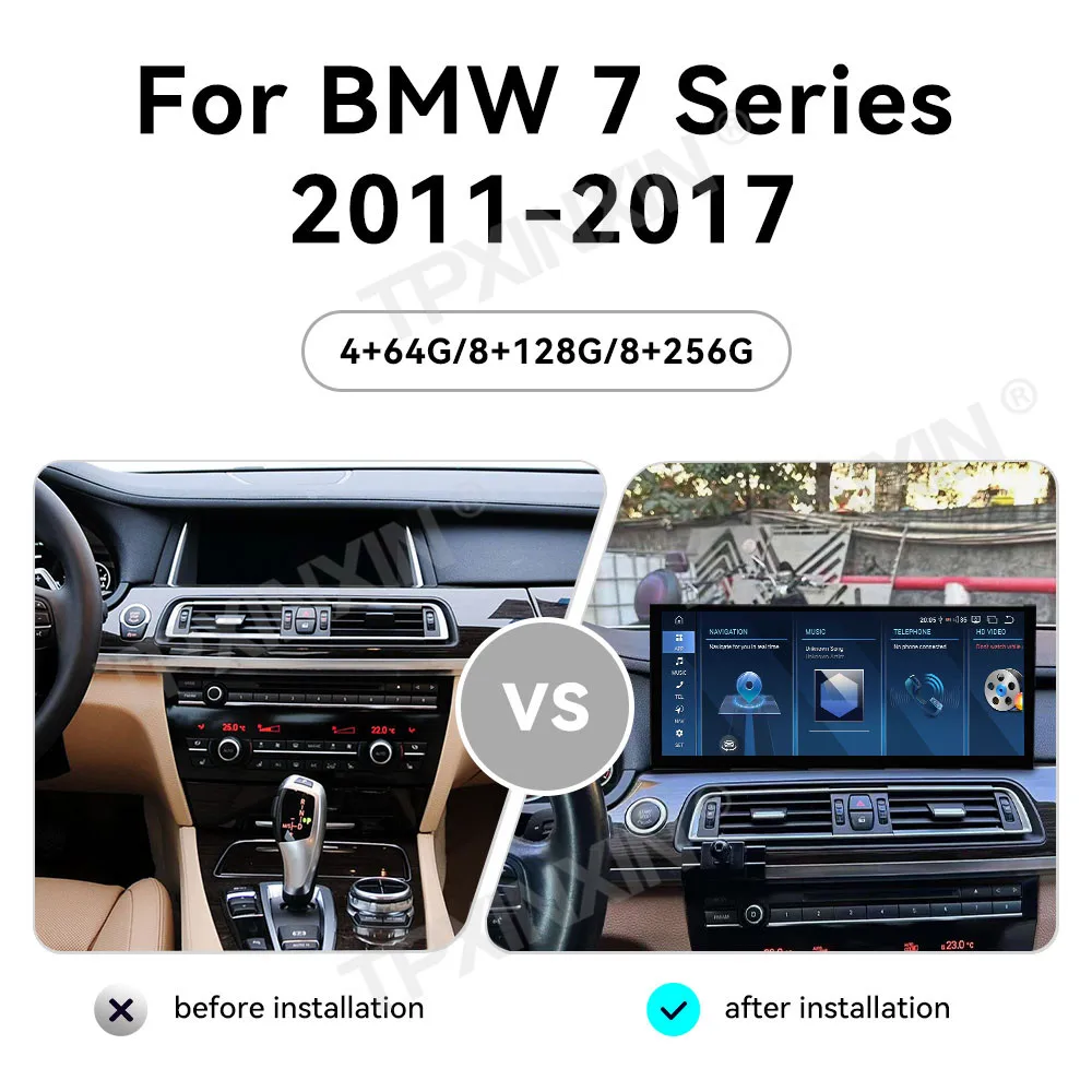 

15.9 Inch Car Radio Stereo Offline Maps For BMW 7 Series 2011-2017 Android14 Auto Touch Screen GPS Navigation Carplay Head Unit
