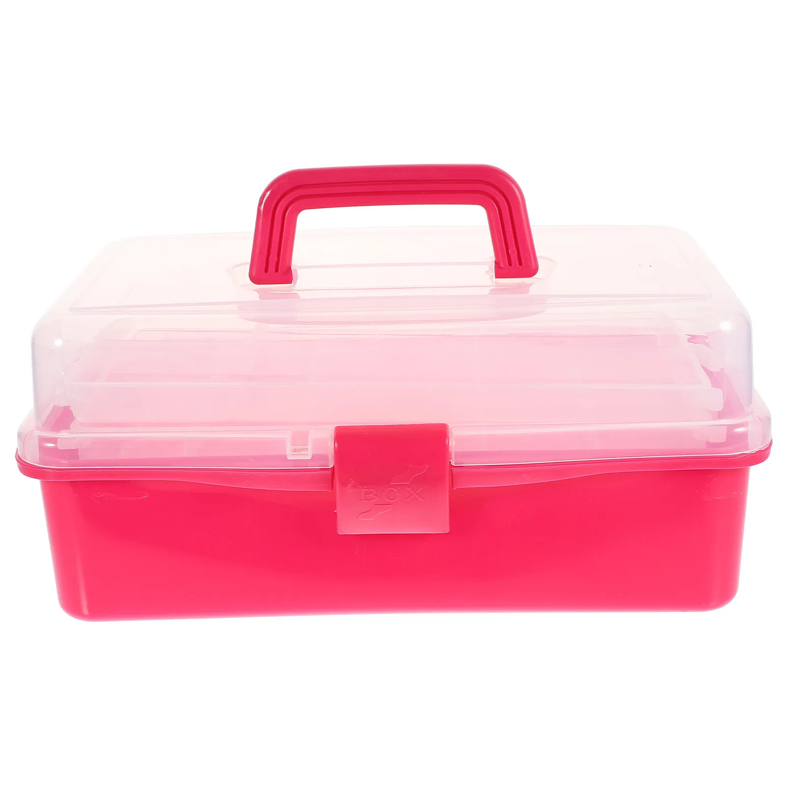 

Heavy Duty PP Plastic Nail Art Tool Storage Box Portable with Handle Large Capacity Fine Workmanship for Salon Home Nail Art