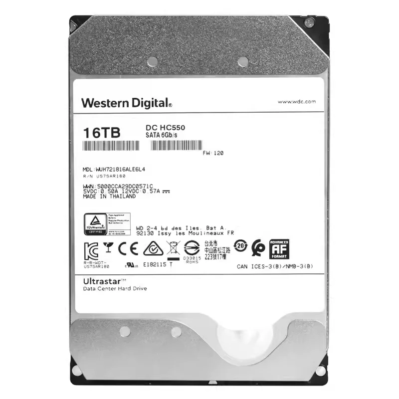 HDD 16TB サーバー エンタープライズ ハードディスクドライブ WD