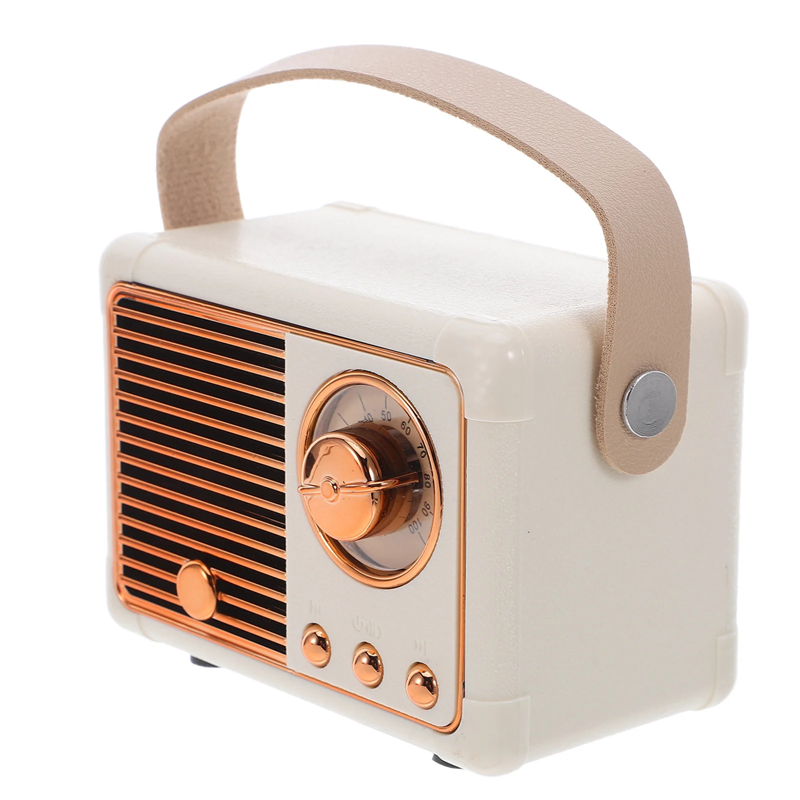 

Retro Speaker Small Portable Wireless Vintage Music Player Stable Connectivity for Travel Outdoor Adventures and