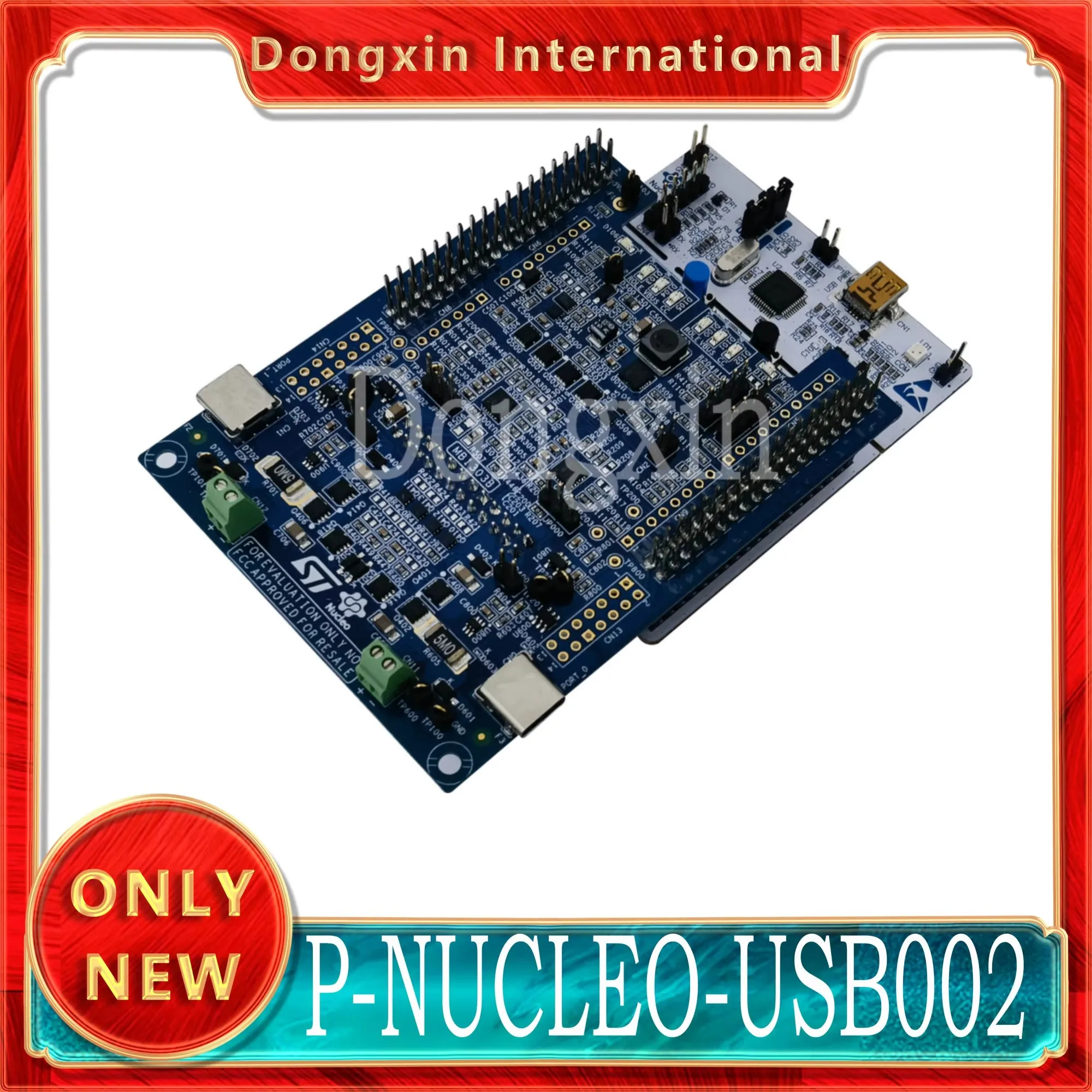 

P-NUCLEO-USB002 STUSB1602 Power Delivery Nucleo Pack F072RB Development Board