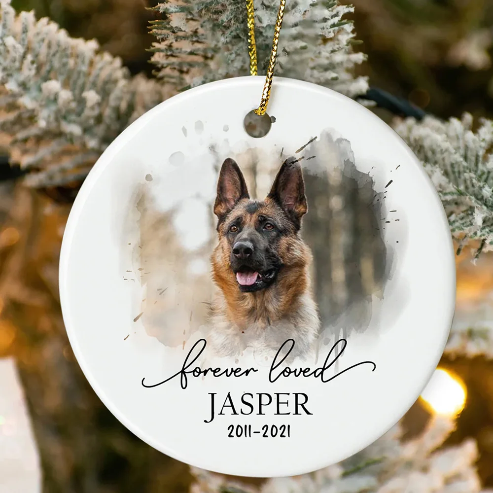 1PC Custom PMMA Ornament - Personalized Photo & Text, Transparent Design, DIY, Laser Engraved, Ideal Daily Use Decor & Sleek Gif