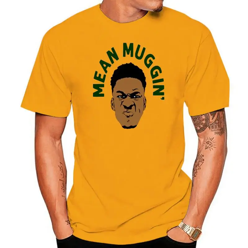 Giannis Antetokounmpo Mean Muggin T-Shirt milwakee bukcs Unisex glidan Tee Short Sleeve Tee Shirt Free Shipping cheap wholesale