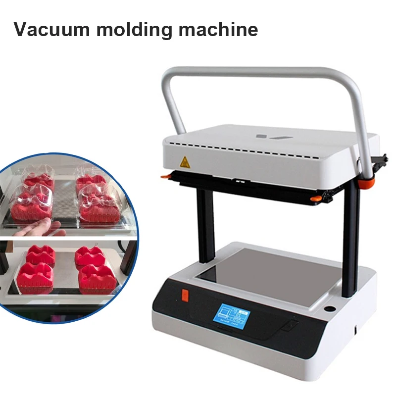 

1.32KW Small Plastic Blister Machine Desktop Plastic Vacuum Forming Machine Chocolate Mold 100V-220V