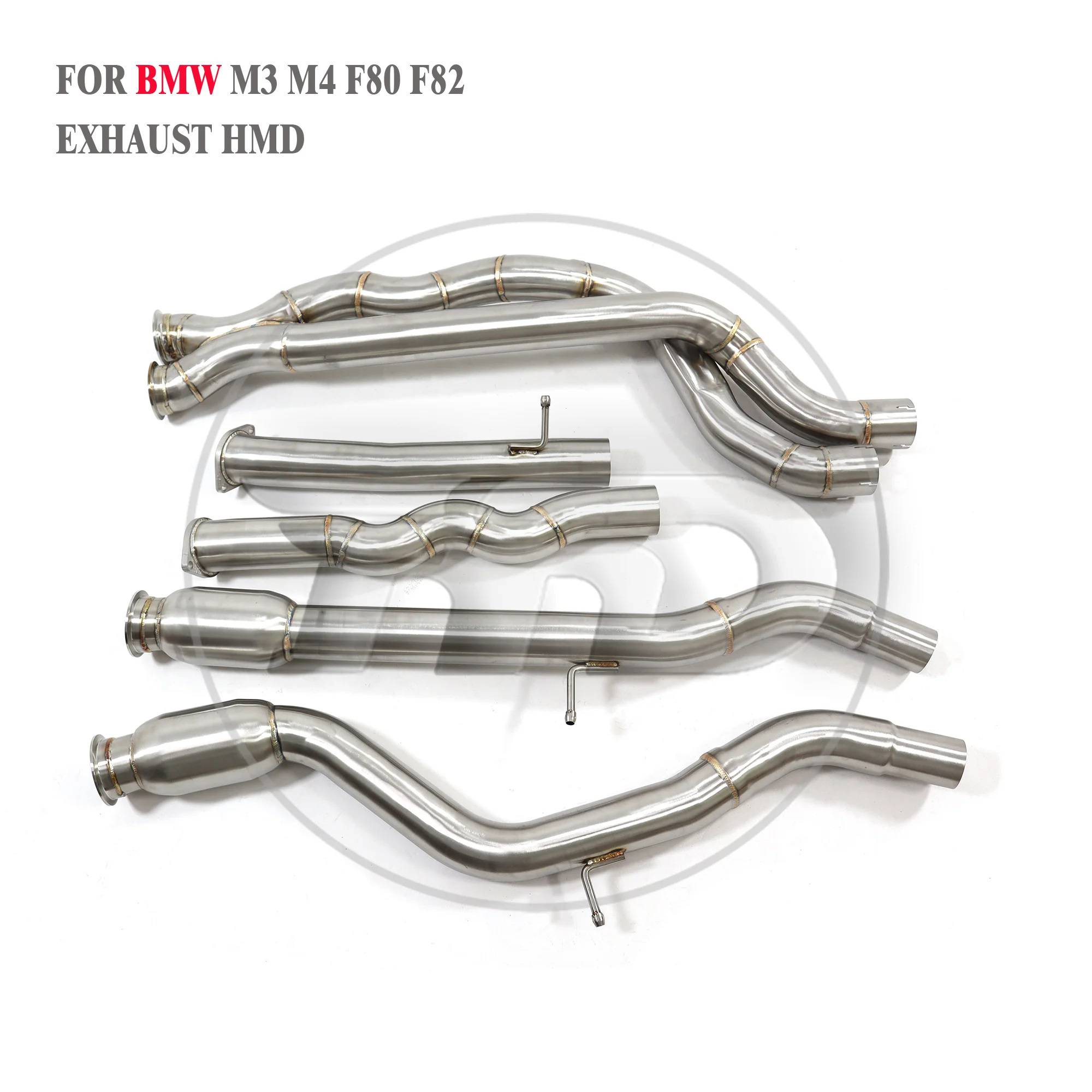 

HMD Stainless Steel Exhaust System for BMW M3 M4 F80 F82 F83 S55 Engine 3.0T Equal Length Middle Pipe