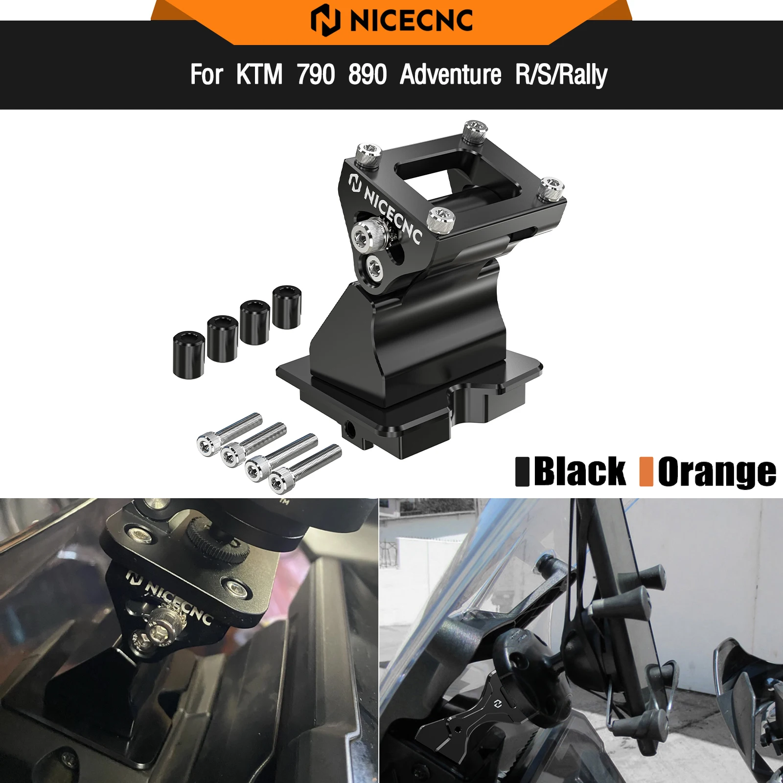 

For Husqvarna Norden 901 2022-2025 Navigation GPS Mount Holder Bracket 790 890 Adventure R/Rally/S 2019-2022 390 ADV 2020-2023