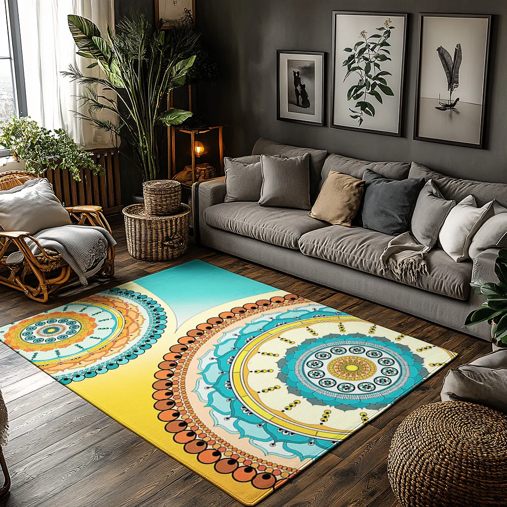 

Boho Doormat Indoor Outdoor Rug Washable Floor Mat Entryway Decor Farmhouse Welcome Mat Non Slip Kitchen Carpet Home Accent