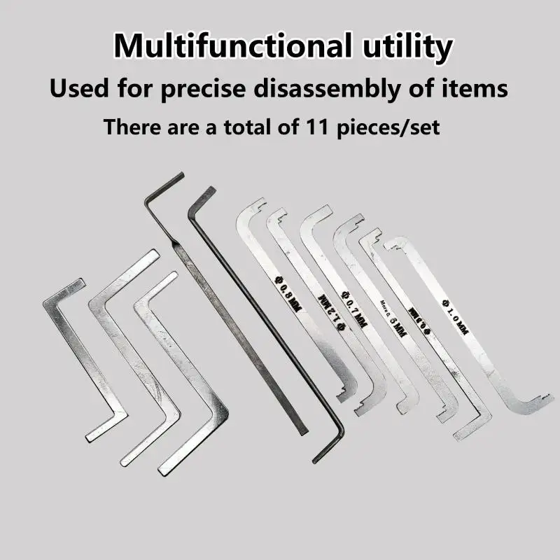 6/11-Pcs Versatile Z-Shaped Small Wrench Screwdriver Set Locksmith Tool Dismantling And Maintenance For Electronic Products