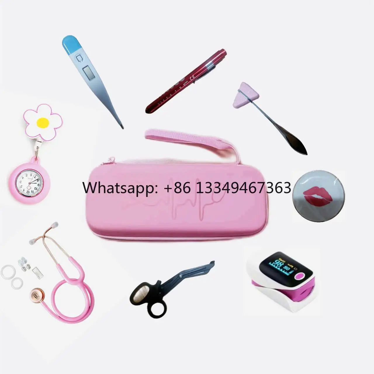 

Limited time discountNurse Essentials Medical Instrument Kit with Handheld case for Littman , Penlight Nuse Watch for Student