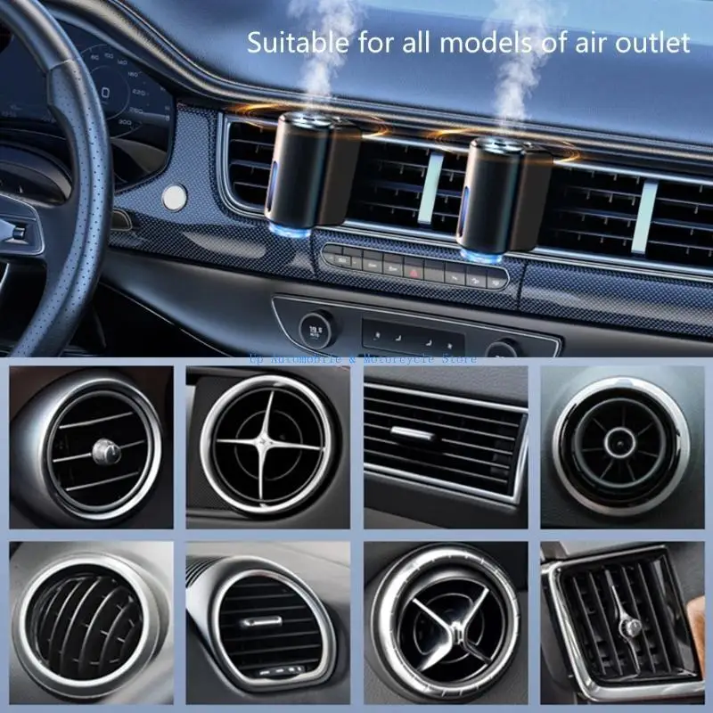 

270E Автомобильный освежитель воздуха, диффузор Aromatizante Para Carro с эфирным маслом, автомобильный диффузор с включением и