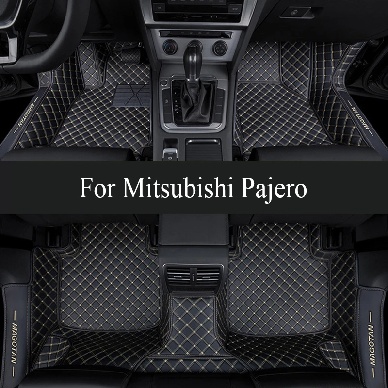 Car Floor Mats Parts For Mitsubishi Pajero (5 seats) 2024 2023 2022 2021 2020 2019 2018 2017 2016 2015 2014 2013 2012 2011 2010