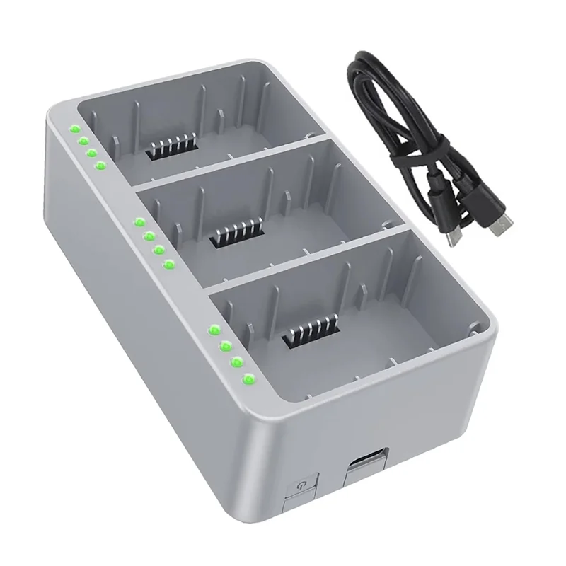 ABTS-Three Channel Two-Way Charging Hub For DJI Mini 4 Pro And Mini 3 Pro Battery For Mini 3 Pro Battery Charger