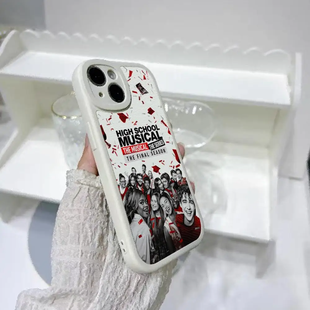 High School Musical Phone Case For Iphone 15 14 13 Pro Max 12 11 Mini X Xr Xs 7 8 Puls Lambskin Silicone Cover