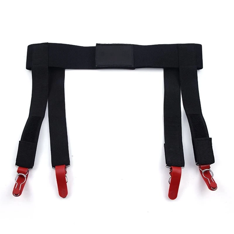 T22C Adjustable Hockey Garter Belt Hockey Sock Supporter For Ice Hockey Baseball Soccer Multi-Sport Protective Accessories A