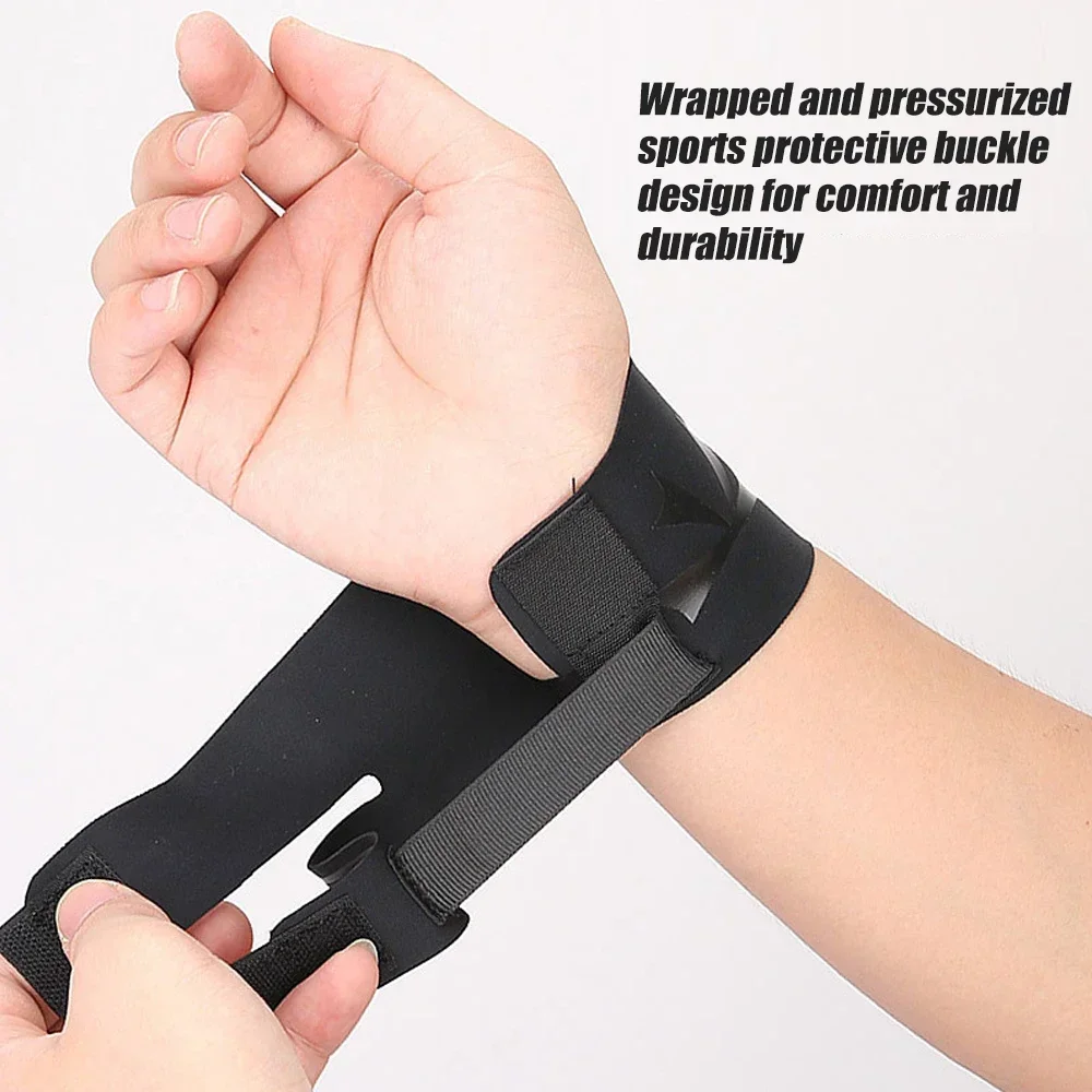 1 PCS Sports Compression Wrist Brace Thin Breathable Adjustable Hand Wrap Support Wristband for Basketball Badminton Men Women