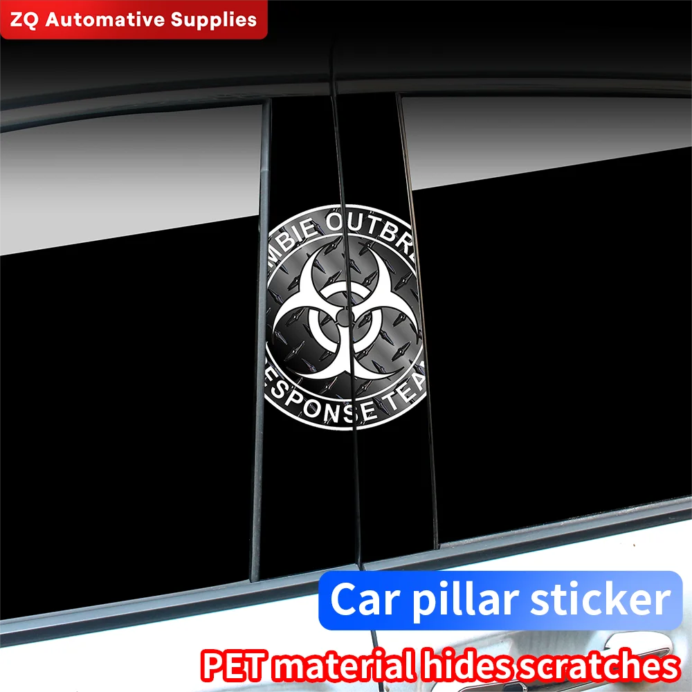 Resident-Evil Sticker Auto B-Pillar Waterproof Funny Decoration Cover Scratches Sunscreen Doors Pillar Vinyl Decal Accessories