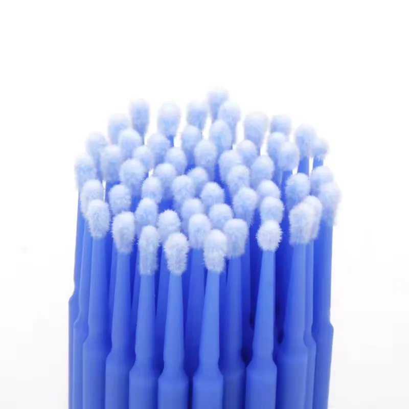 50/100PCS Disposable Eyelash Cleaning Brush Lip Brushes Micro Cotton Swab Eyelash Extension Individual Lash Removing Makeup Tool image 5