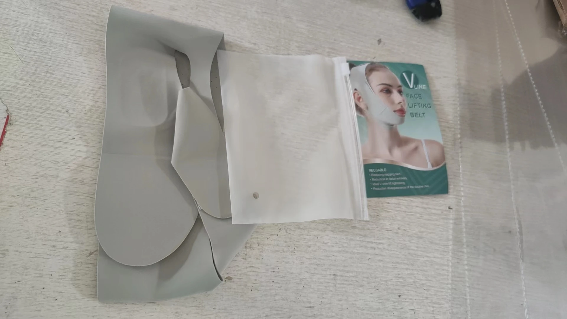 Vラインフェイスシェイパーベルト、しわ防止フェイスリフトマスク（女性用）、顎・頬痩せバンド、睡眠マスク、フェイスビューティーツール