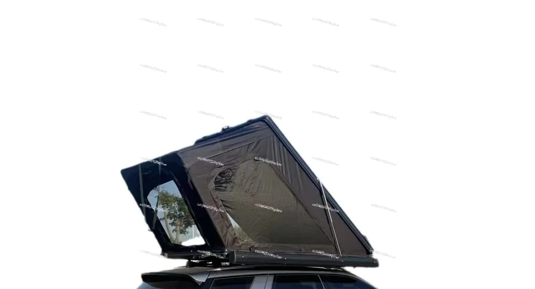 

Палатка на крыше с самостоятельным вождением, открытый кемпинг, ветрозащитная и непромокаемая, треугольная, диагональная опора, автомобильная палатка из алюминиевого сплава