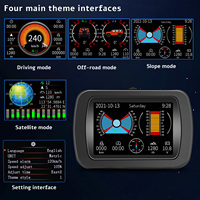 A65 OBD GPS Head up Display Smart Digital Car Speedometer Auto Horizontal Slope Meter 4x4 Off-road Inclinometer Gauges Obd2 HUD