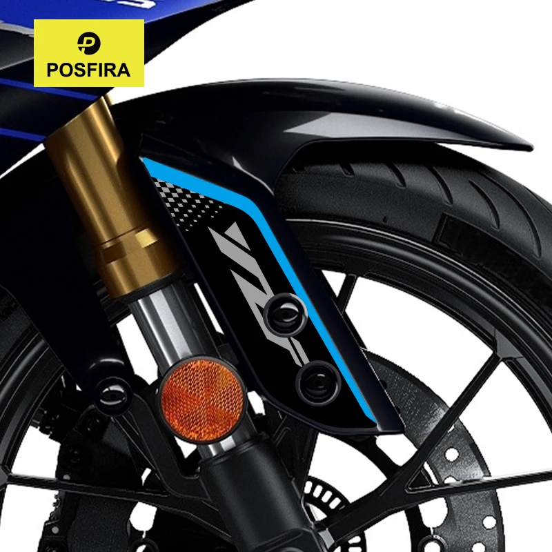 

POSFIRA Motorcycle Front Fender Sticker Vinyl Decals for Yamaha YZF R125 2022 2021 2020 2019 2018 2017 2014-2016 Accessories