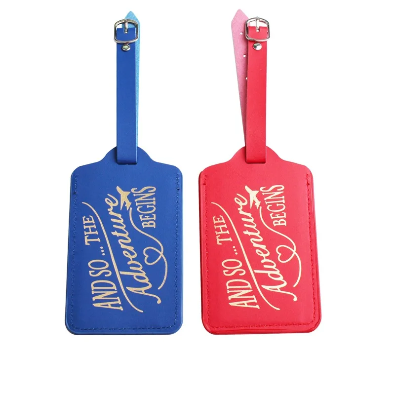 

Leather Luggage Tag – Personalized Travel ID Tag for Suitcases Handbags & Boarding Passes
