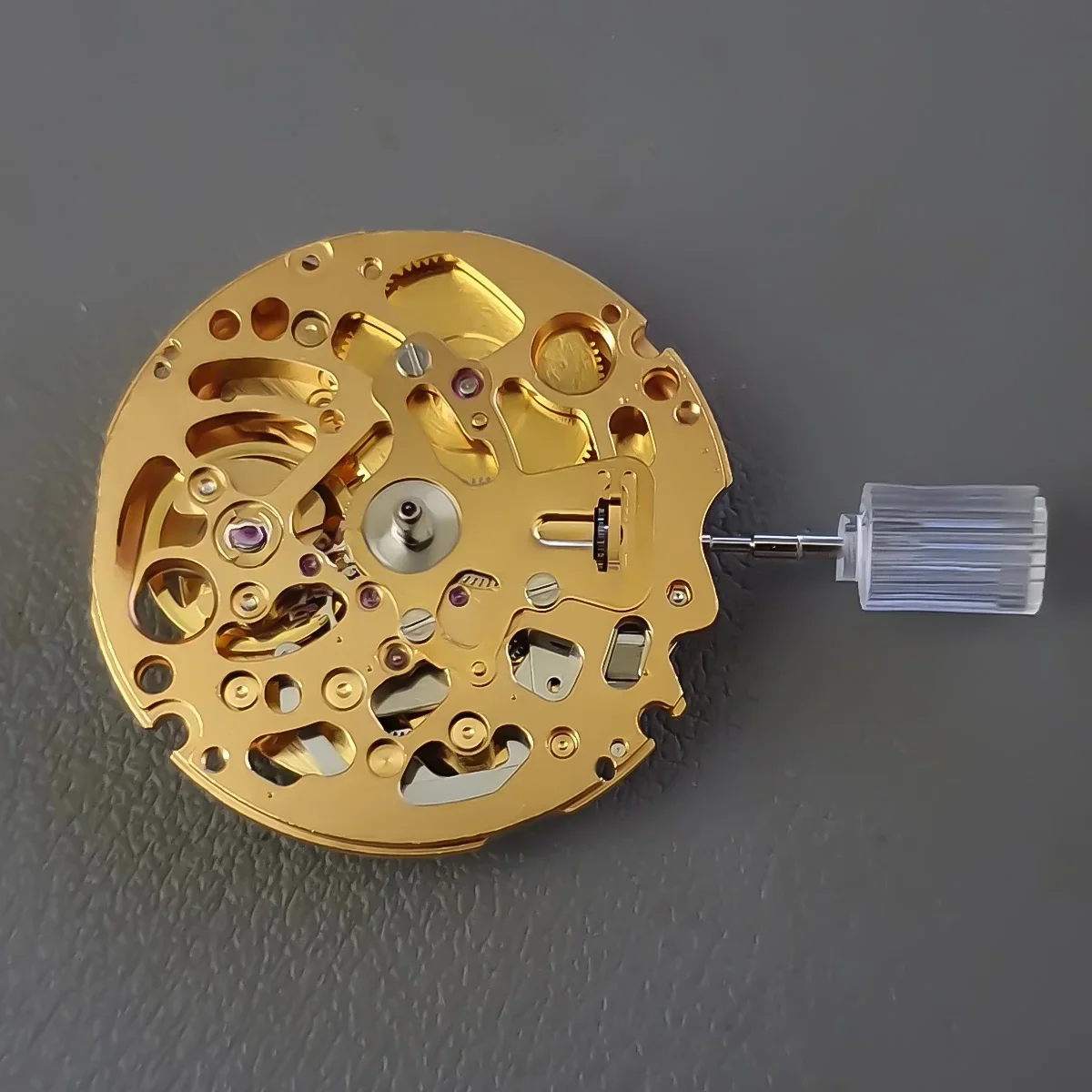 Gold NH71 NH71A Automatic Mechanical Movement Japan 24 Jewels High Accuracy Skeleton NH71 Mechanism Modification Parts