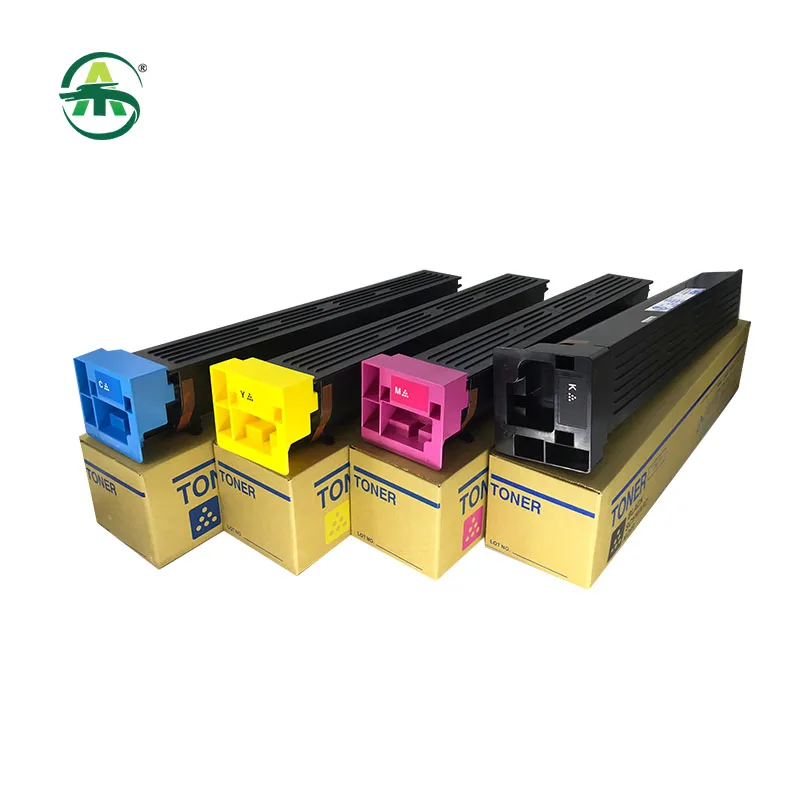 1PC TN711 TN Toner Cartridge For Konica Minolta Bizhub C654 C754 Toner Powder BK750g CMY500g  Compatible