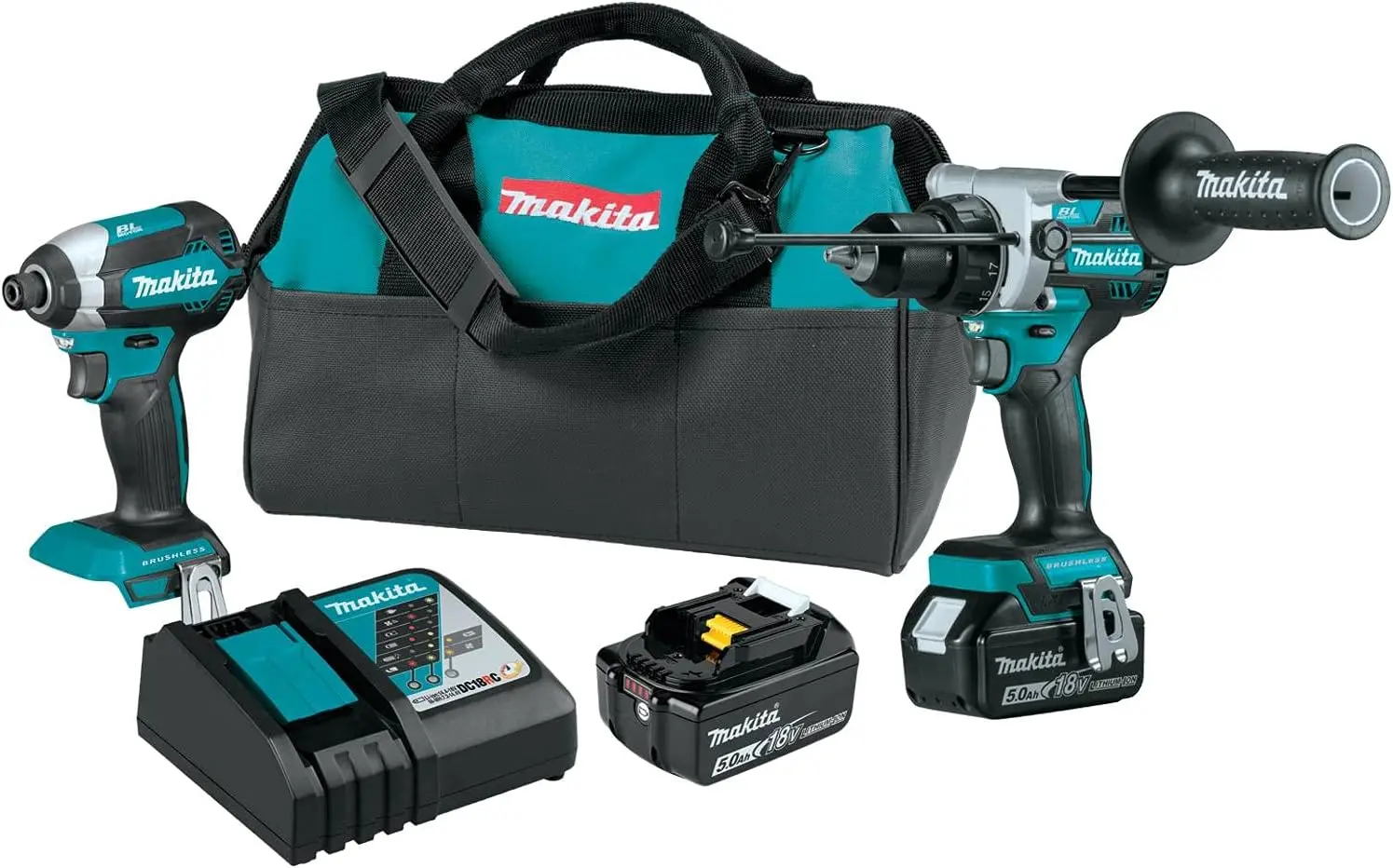 

Makita XT291T 18V LXT® Lithium-Ion Brushless Cordless 2-Pc. Combo Kit (5.0Ah)