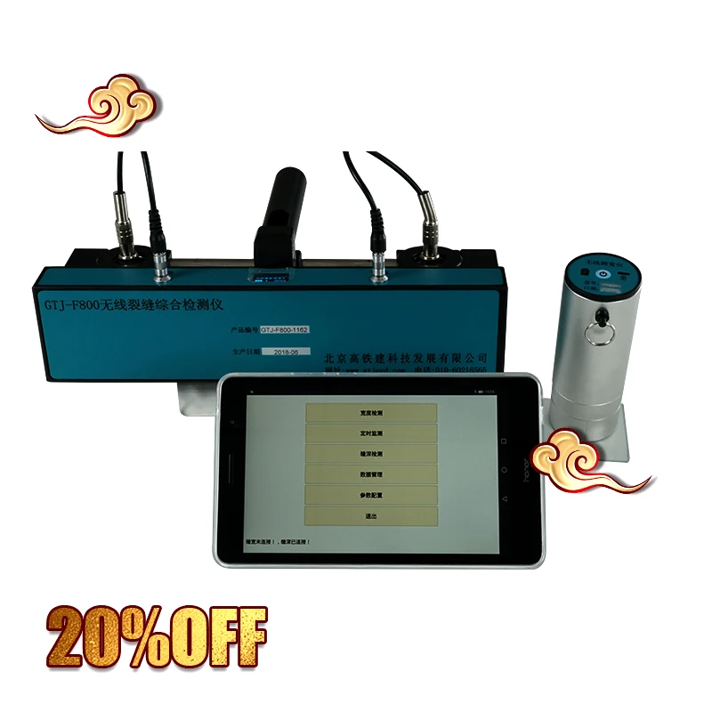 

Измеритель глубины трещин F800: Детектор для мониторинга трещин