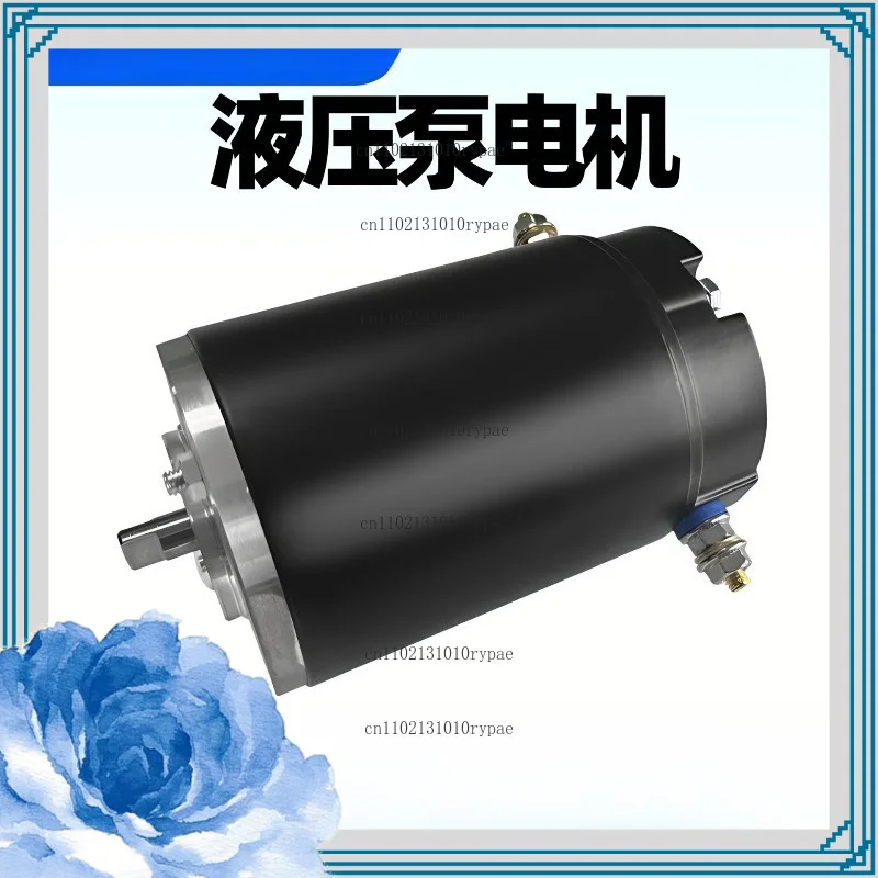 12V hydraulic pump motor, 500W, permanent magnet, brushed type, 4000 rpm, DC