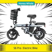 Honey Whale S6 Pro  Electric Bike 350W Motor 15Ah Battery 14*2.125\