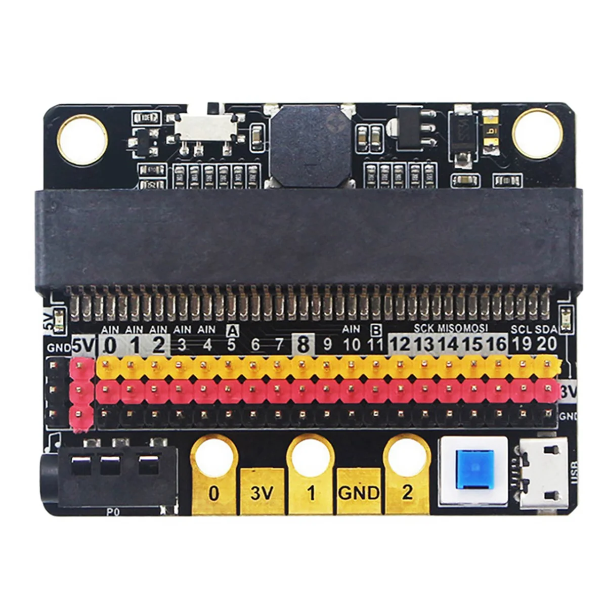 BNGF-para placa de expansión Microbit IO BIT V2.0 Micro:Bit placa adaptadora Horizontal
