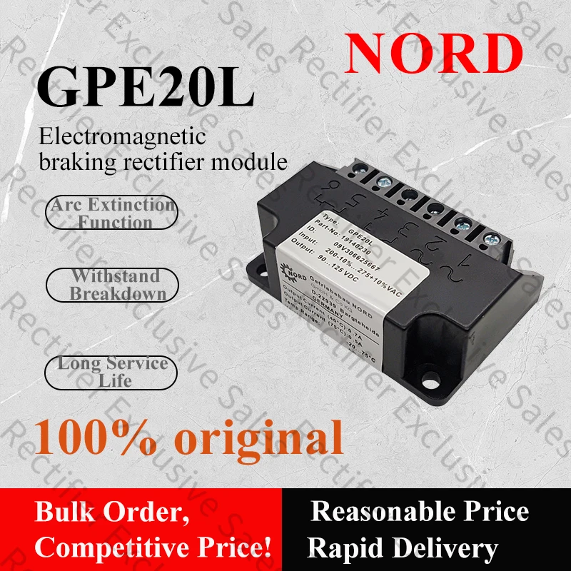 Model: GPE20L Part No.: 19140230 AC 200(-10%) ~ 275(+10%) VAC, 90 ~ 125 VDC