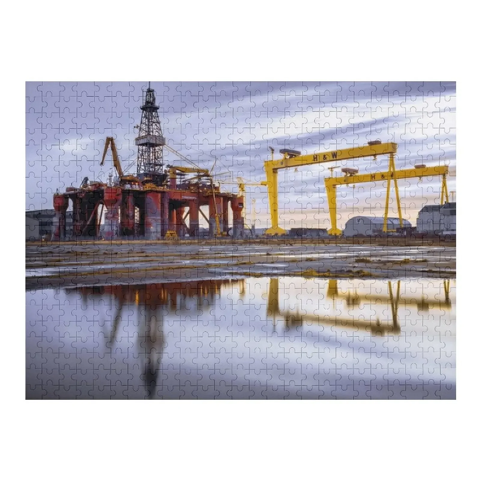 

Пазл-головоломка Harland and Wolff с маслом, фото-пазл на заказ, персонализированные подарки, персонализированные игрушки-головоломки