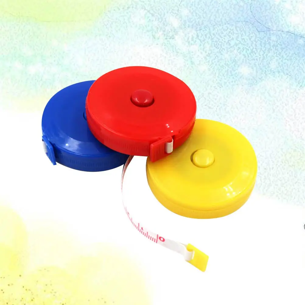 

10Pcs Mini Retractable Tape Measure Portable Sewing Measuring Ruler Tool Accurate Tape for Clothes Stature DIY Projects