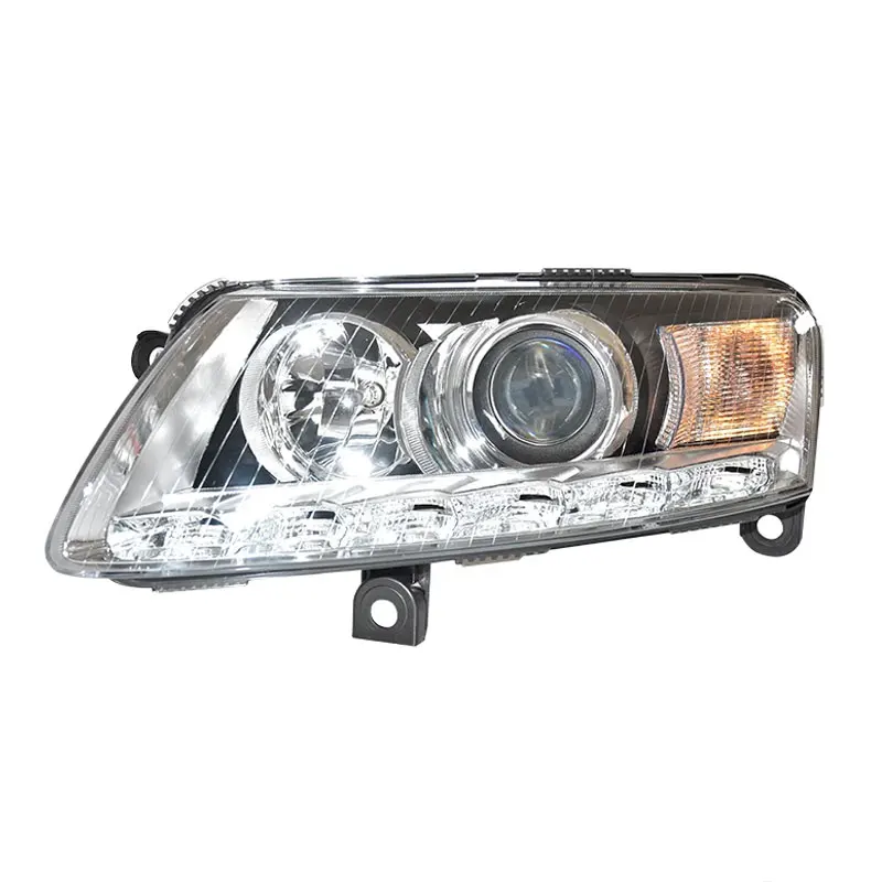 Head Lamp for Audi A6L LED Headlight 2005 2006 2007- 2011 A6 DRL Signal Head Lamp Assembly Modified Automotive Accessories