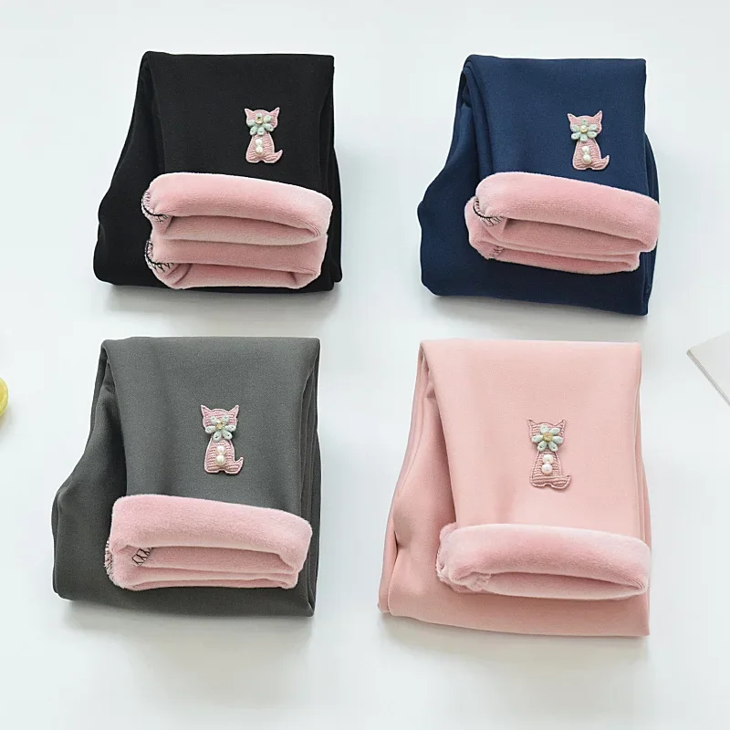 Детские леггинсы, толстые леггинсы на флисовой подкладке для девочек, теплые зимние штаны, детская уютная игровая одежда, штаны для девочек Детские леггинсы, толстые леггинсы на флисовой подкладке для девочек, теплые зимние штаны, детская уютная игровая одежда, штаны для девочек