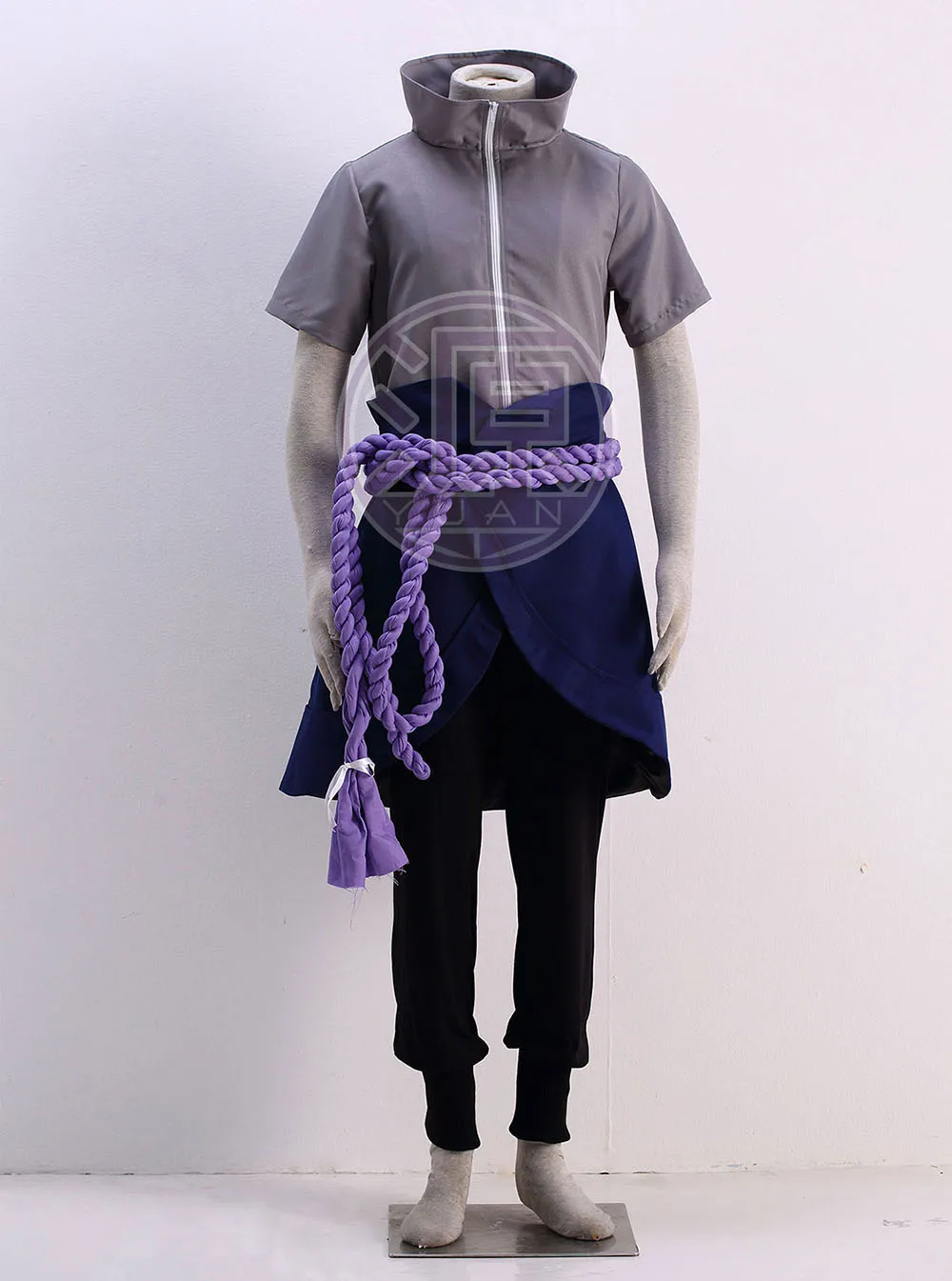 Аниме Shippuden Uchiha Sasuke 6-го поколения костюмы для косплея мужское пальто брюки плащ пояс веревка Хэллоуин карнавальный костюм для вечеринки