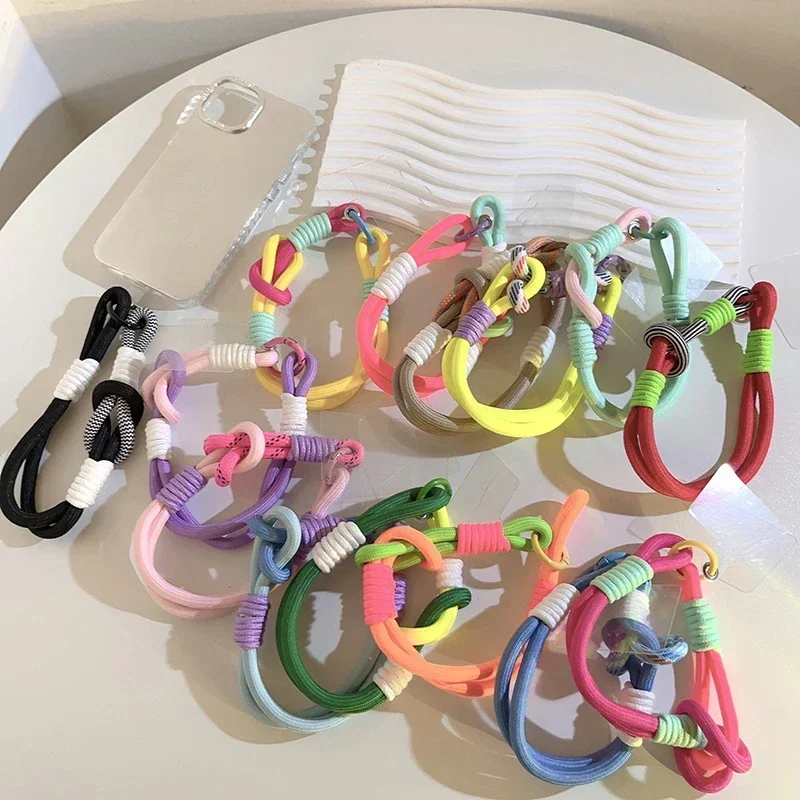 Nylon Phone Straps Cord Hang Mobile Phone Charm Holder Portable Lanyard for Mobile Phone Pendant Accessories Keychain Wrist Rope