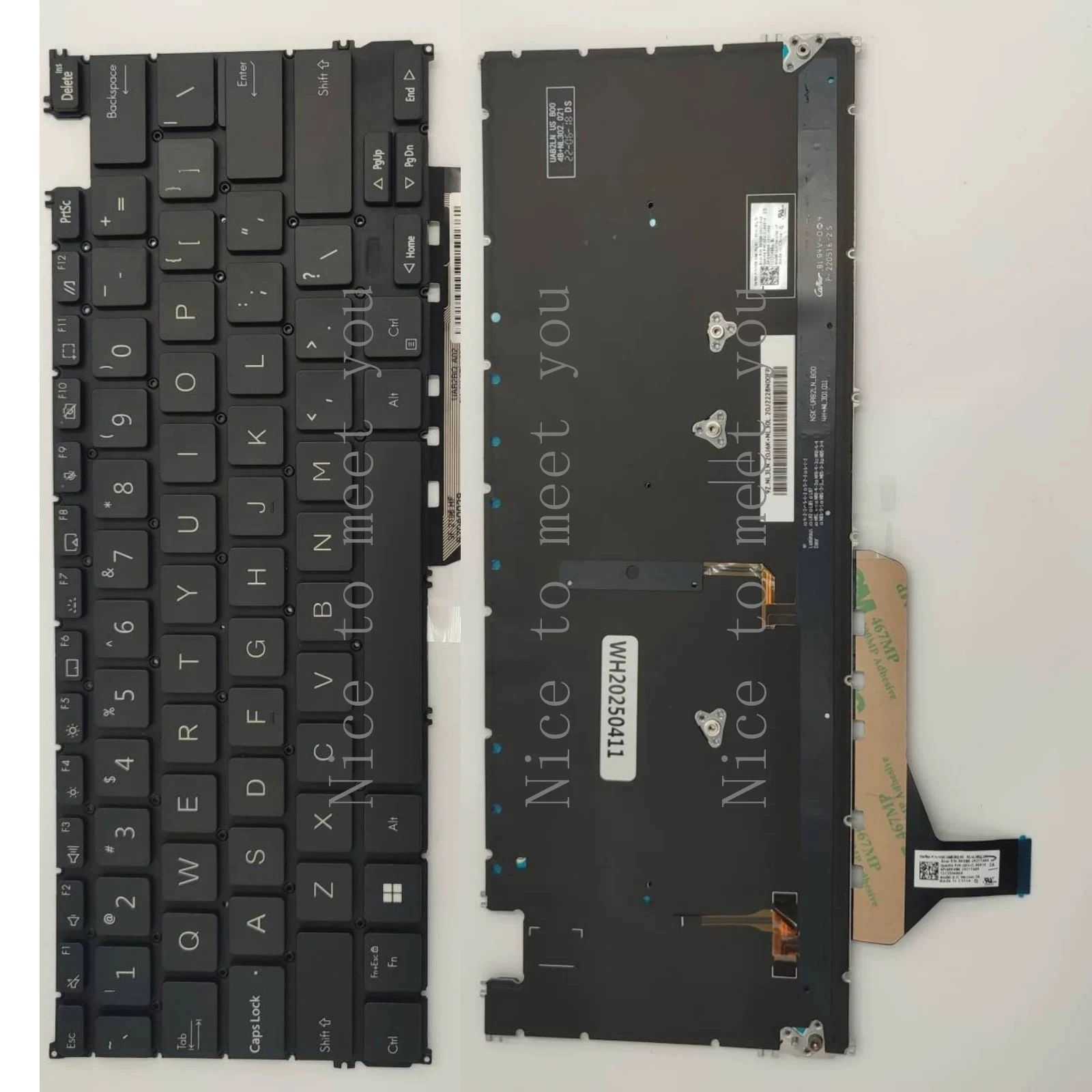 CHEN USRU FOR Zenbook 14 OLED UX3402 UX3402VA UX3402Z UX3402ZA keyboard~~