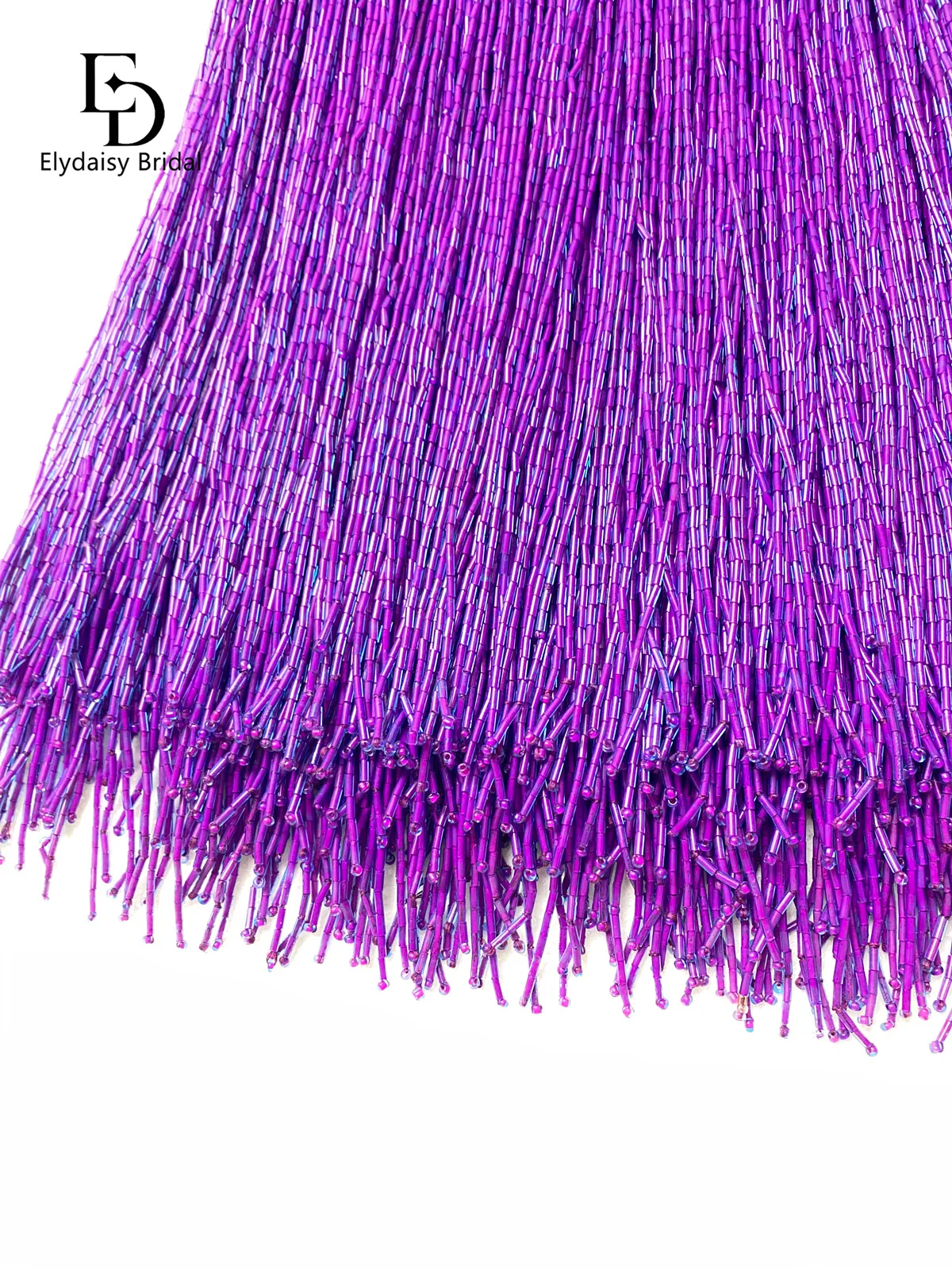 30CM Long Purple Green Black B - огляд і ціна Fringe Ribbon Sewing